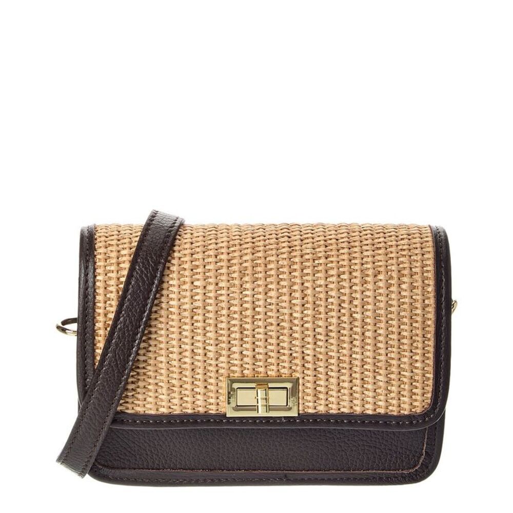 Isabella Rossetti Nina27 Canvas & Leather Crossbody, Brown